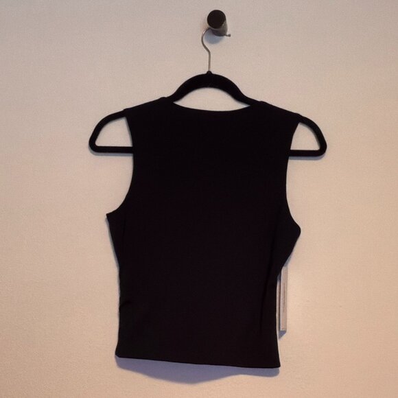 Princess Polly Zoe Top Sleeveless Square Neck Tank Top Size 8 Black (NWT) - Picture 5 of 7